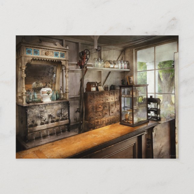 Cartão Postal Farmácia - Tônica de saúde (Frente)