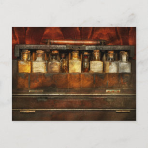 Cartão Postal Farmácia - Veterinária - Medicina para animais de