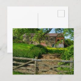 Cartão Postal Farmhouse abandonada em Bradley, Huddersfield