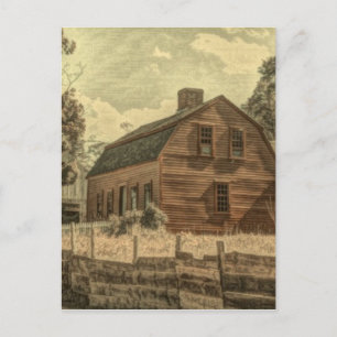 Cartão Postal Farmhouse Chic Barn Russo do País Ocidental
