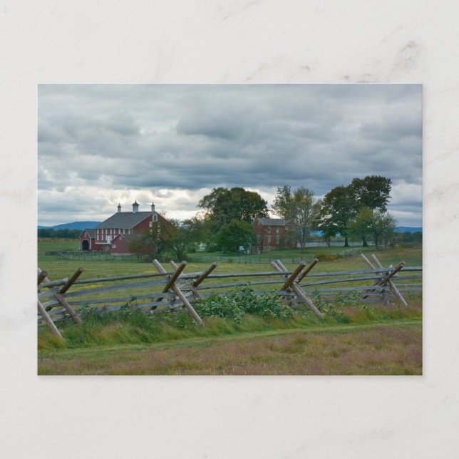 Cartão Postal Farmhouse - Gettysburg National Park Pensilvânia (Frente)