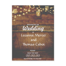 Farmhouse Glam Salve a Data Rustic Postal