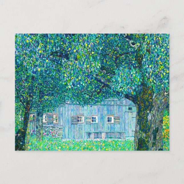 Cartão Postal Farmhouse Gustav Klimt na Alta Áustria (Frente)