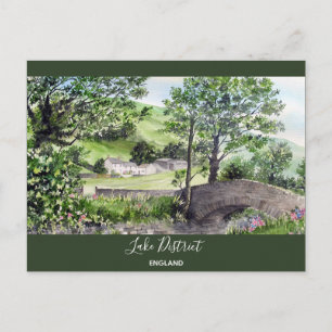 Cartão Postal Farmhouse perto de Third, Lake District, Inglaterr