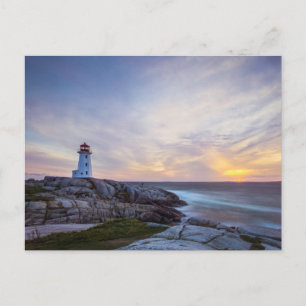 Cartão Postal Faróis   Farol da Nova Escócia de Peggy