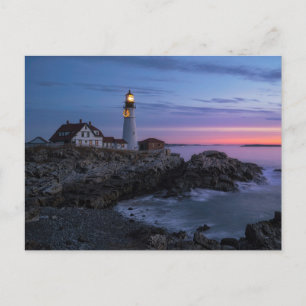 Cartão Postal Faróis   Farol de Cabo Elizabeth Maine
