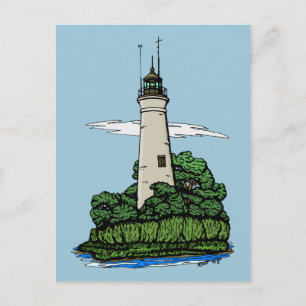 Cartão Postal Farol