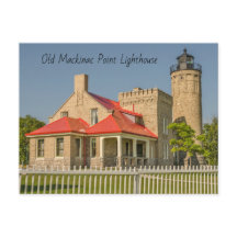 Farol antigo do Ponto Mackinac