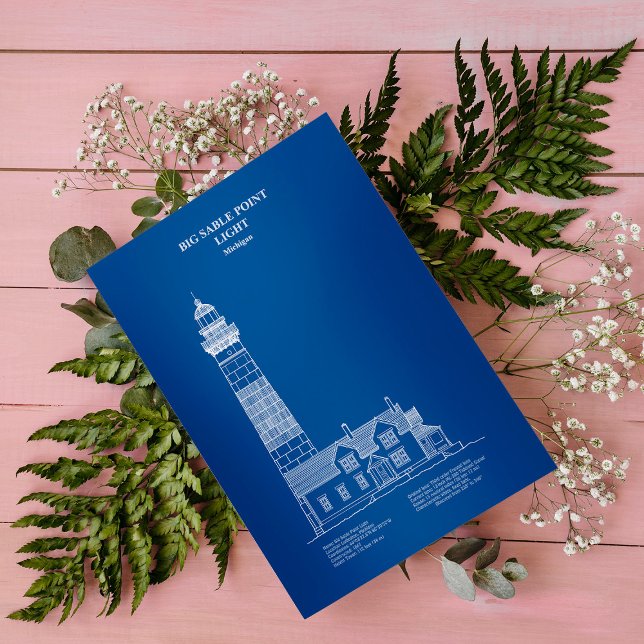 Cartão Postal Farol Big Sable Point - Michigan - AD (Criador carregado)