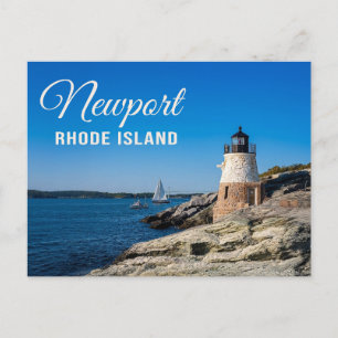Cartão Postal Farol Castle Hill Newport Rhode Island RI