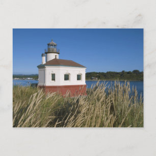 Cartão Postal Farol Coquille River, Oregon, EUA