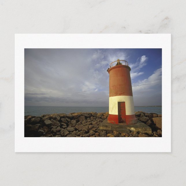 Cartão Postal Farol, Costa de Djerba, Tunísia (Frente)