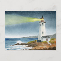 Farol Costeiro com Feixe de Luz