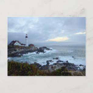 Cartão Postal Farol da Cabeça de Portland em Sunrise