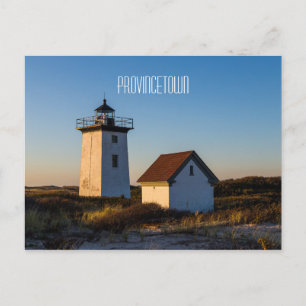 Cartão Postal Farol da extremidade da madeira