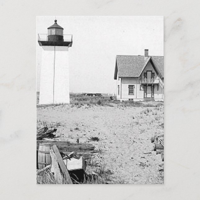 Cartão Postal Farol da extremidade da madeira (Frente)