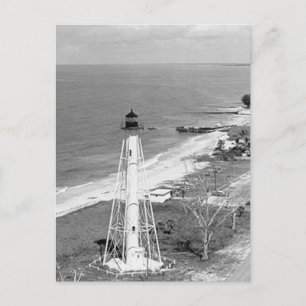 Cartão Postal Farol da Gama Traseira da Ilha Gasparilla