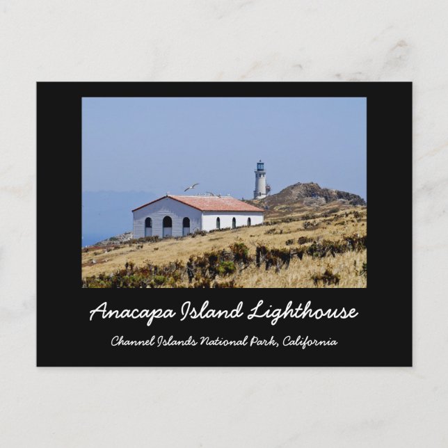 Cartão Postal Farol da Ilha Anacapa (Frente)