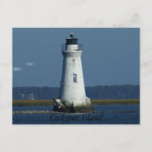 Cartão Postal Farol da Ilha Cockspur