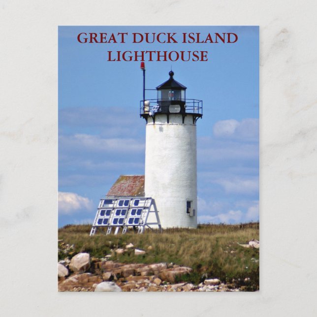 Cartão Postal Farol da Ilha do Pato excelente, Cartão-postal Mai (Frente)