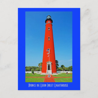 Cartão Postal Farol de admissão Ponce de Leon