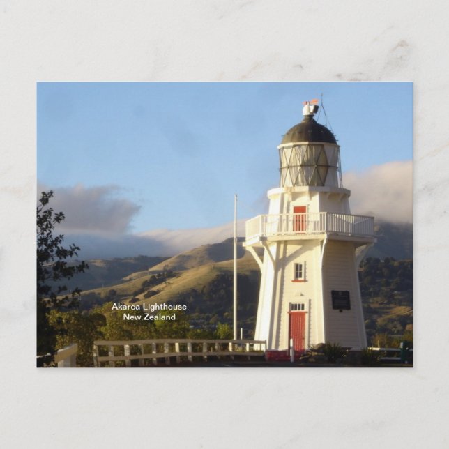 Cartão Postal Farol de Akaroa (Frente)