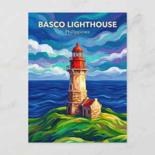 Cartão Postal Farol de Basco Filipinas