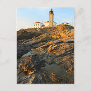 Cartão Postal Farol de Beavertail Jamestown Rhode Island