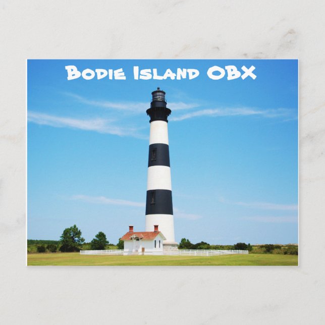 Cartão Postal Farol de Bodie Island - Outter Banks, NC (Frente)