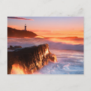 Cartão Postal Farol de Cabeça Norah   Soldiers Beach, Austráli