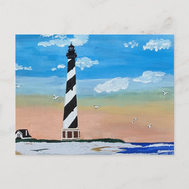 Cartão Postal Farol de Cape Hatteras (Frente)