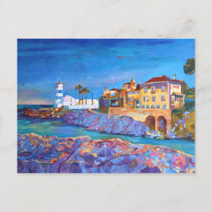 Cartão Postal Farol de Cascais Paisagem Portuguesa