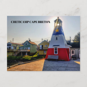 Cartão Postal Farol de Cheticamp Cape Breton