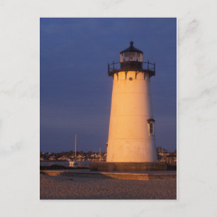 Cartão Postal Farol de Edgartown Marthas Vineyard