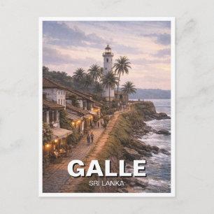 Cartão Postal Farol de Galle Sri Lanka