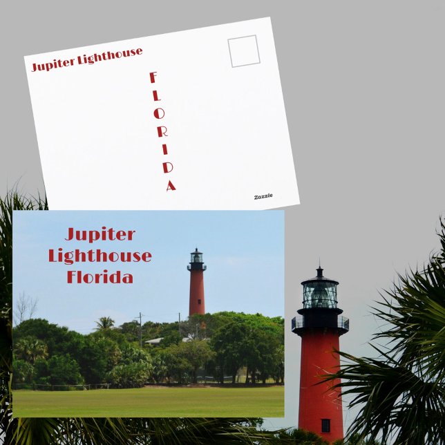 Cartão Postal Farol de Júpiter Fotografia da Flórida (Criador carregado)
