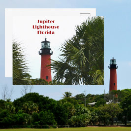 Cartão Postal Farol de Júpiter Fotografia da Flórida