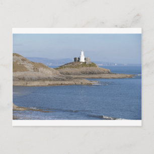 Cartão Postal Farol de Mumbles, Mumbles
