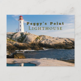 Cartão Postal Farol de Peggys Point Atlantic Canadá