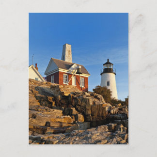 Cartão Postal Farol de Ponto Pemaquide, Maine