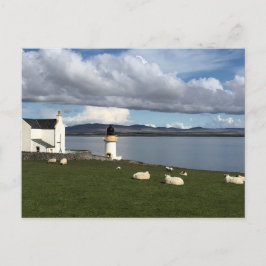 Cartão Postal Farol de Port Charlotte, Ilha de Islay, Escócia