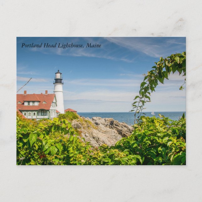 Cartão Postal Farol de Portland Head (Frente)