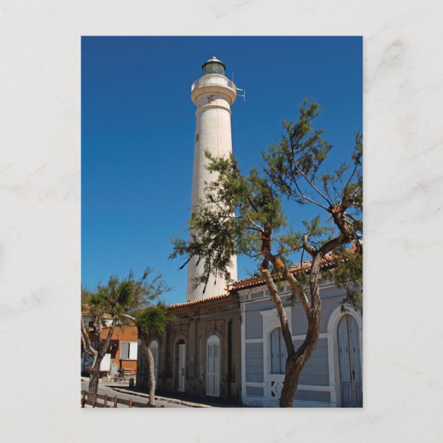 Cartão Postal Farol de Punta Secca, Sicília, Itália (Frente)