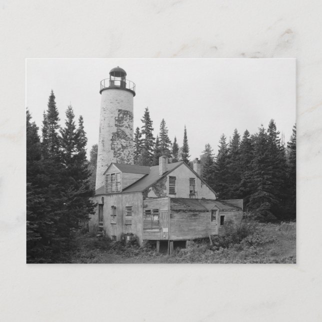 Cartão Postal Farol de Rock Harbor (Frente)