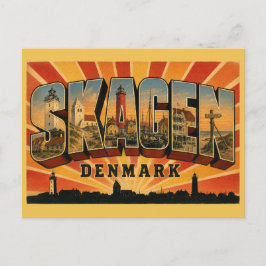 Cartão Postal Farol de Skagen Dinamarca