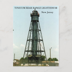 Cartão Postal Farol de Tinicum Rear Range, Nova Jersey