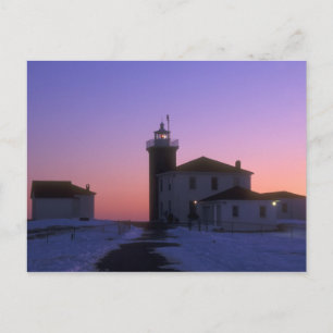 Cartão Postal Farol de Watch Hill Rhode Island