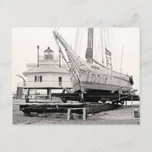 Cartão Postal Farol e Skipjack