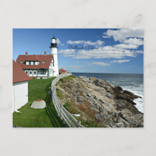 Cartão Postal Farol em Portland Maine