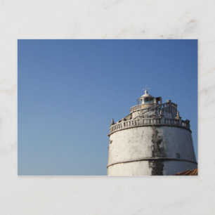 Cartão Postal Farol Forte Aguada Goa Índia